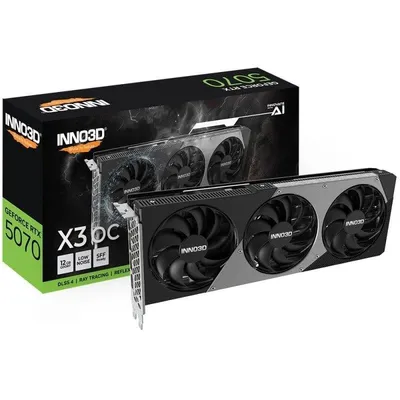 Grafikkarte Inno3D GeForce RTX 5070 X3 OC 12GB GDDR7 Reflex 2 RTX AI DLSS4
