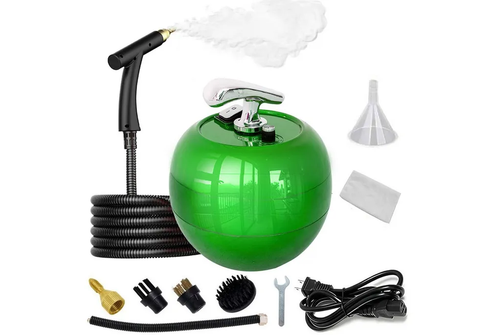INSE Handdampfreiniger Tragbarer Dampfreiniger, Druckdampfreiniger, Reinigungsgerät, 2000 W, 6 einstellbare Geschwindigkeiten, 1500 ml Wassertankkapazität