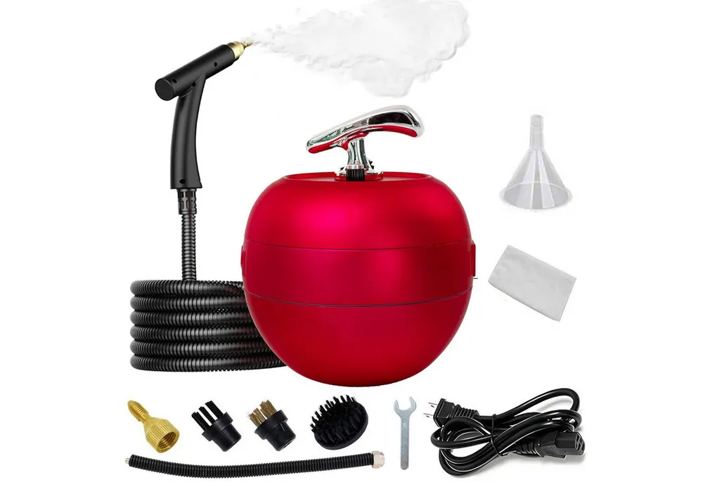 INSE Handdampfreiniger Tragbarer Dampfreiniger, Druckdampfreiniger, Reinigungsgerät, 2000 W, 6 einstellbare Geschwindigkeiten, 1500 ml Wassertankkapazität