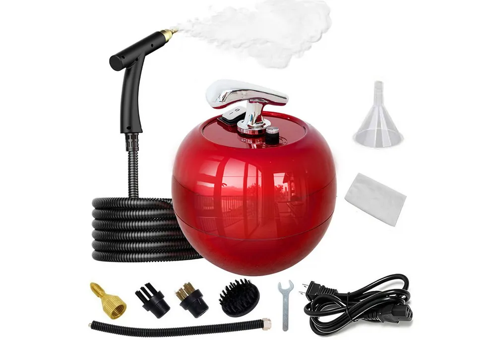 INSE Handdampfreiniger Tragbarer Dampfreiniger, Druckdampfreiniger, Reinigungsgerät, 2000 W, 6 einstellbare Geschwindigkeiten, 1500 ml Wassertankkapazität