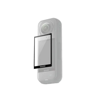 Bildschirmschutz Insta360 X5 gehärtetes Glas kratzfest 2,8g Schwarz Transparent