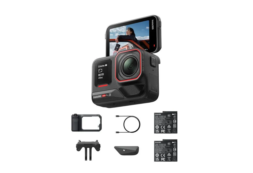 Insta360 Insta360 Ace Pro 2 - 8K wasserdichte Actionkamera Action Cam (8K, WLAN (Wi-Fi), Bluetooth)