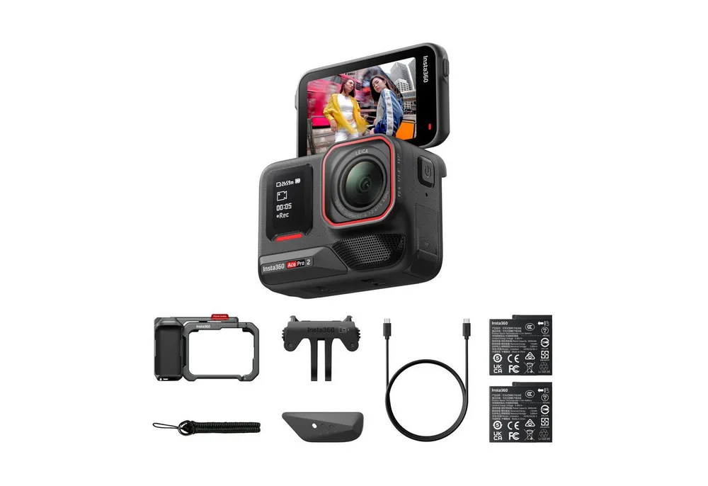 Insta360 Insta360 Ace Pro 2 - 8K wasserdichte Actionkamera Action Cam (8K, WLAN (Wi-Fi), Bluetooth)