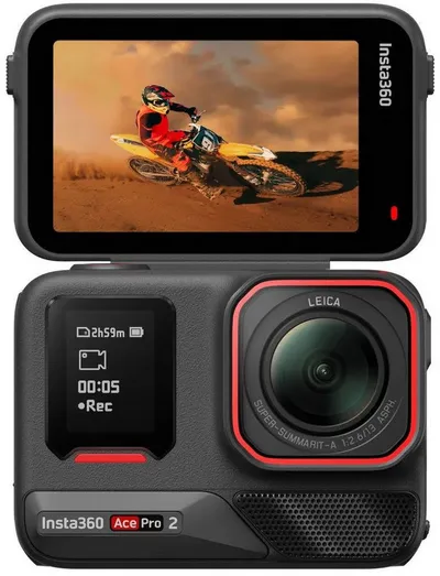 Insta360 Insta360 Ace Pro 2 - 8K wasserdichte Actionkamera Action Cam (8K, WLAN (Wi-Fi), Bluetooth)