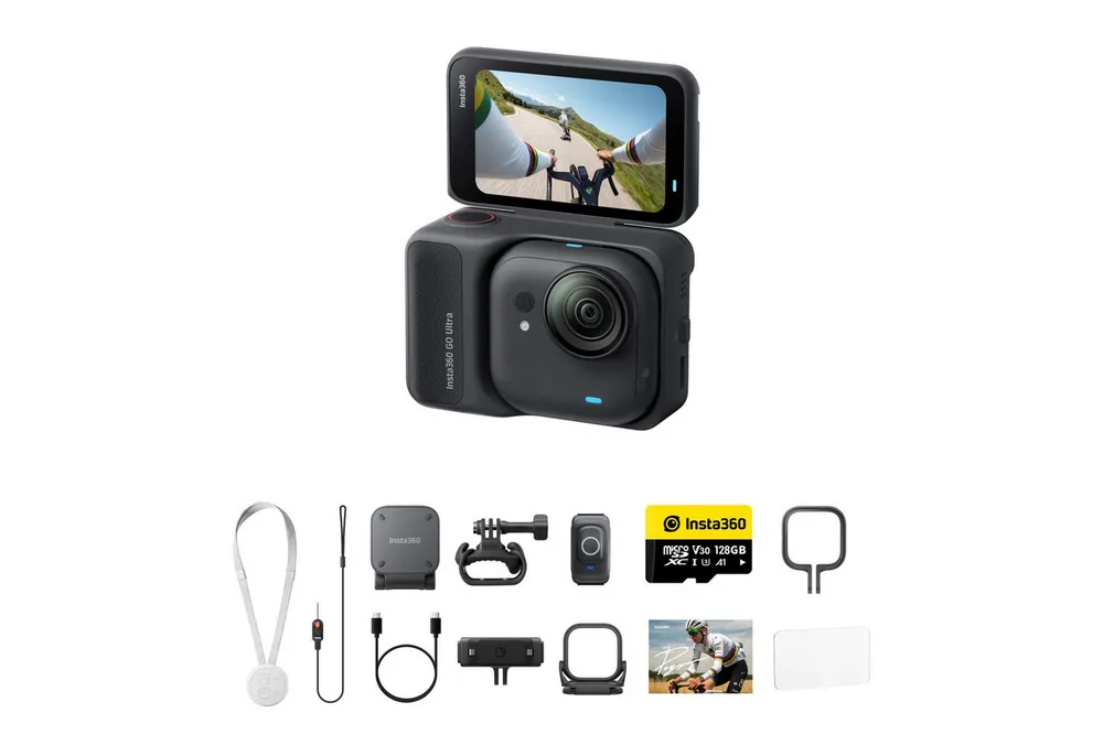 Insta360 Insta360 GO Ultra - freihändige 4K Mini-Cam Action Cam (4K Ultra HD, Bluetooth, WLAN (Wi-Fi)