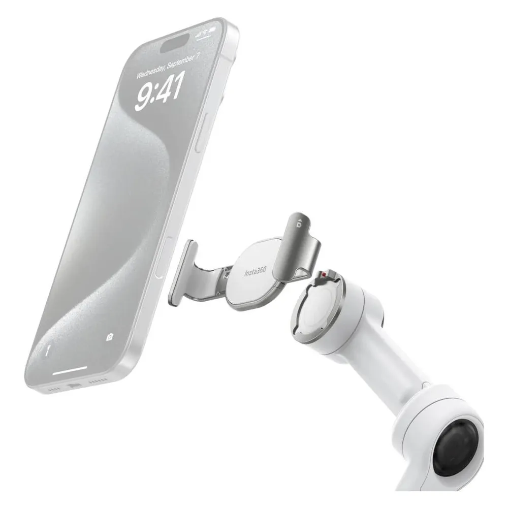 Telefonhalter Insta360 Flow 2 Pro Magneticaluminium Weiß