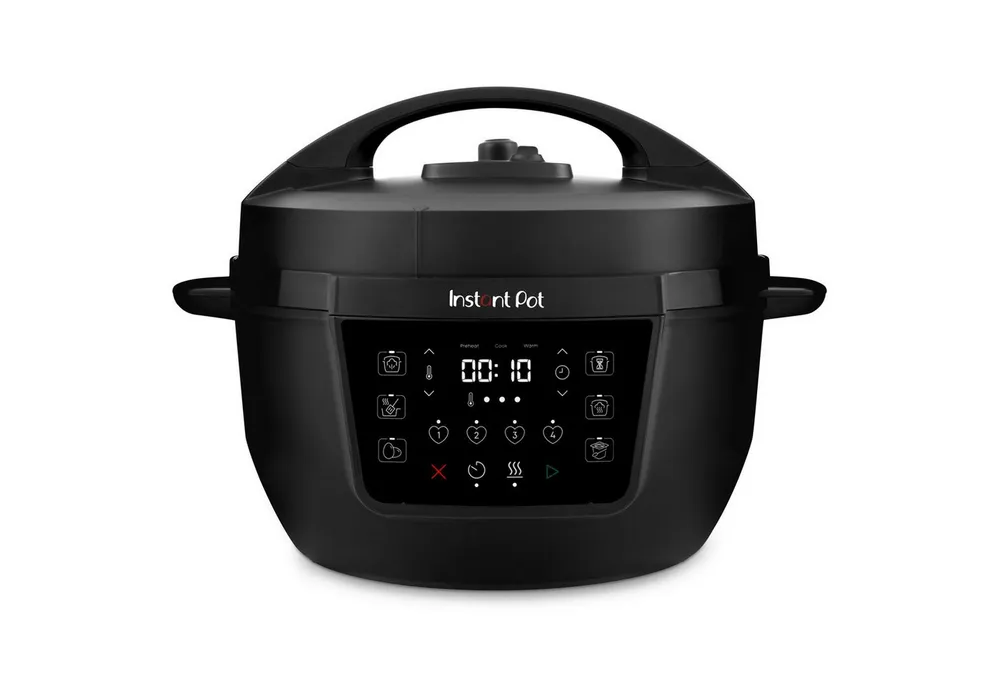 Instant Pot Multikocher Rio Wide 7in1 Slow Cooker XL Schongarer Joghurtzubereitung Dämpfen, 1200 W, 7.1 l Schüssel, One-Pot-Garen, geführter Kochindikator, bis zu 6 Portionen