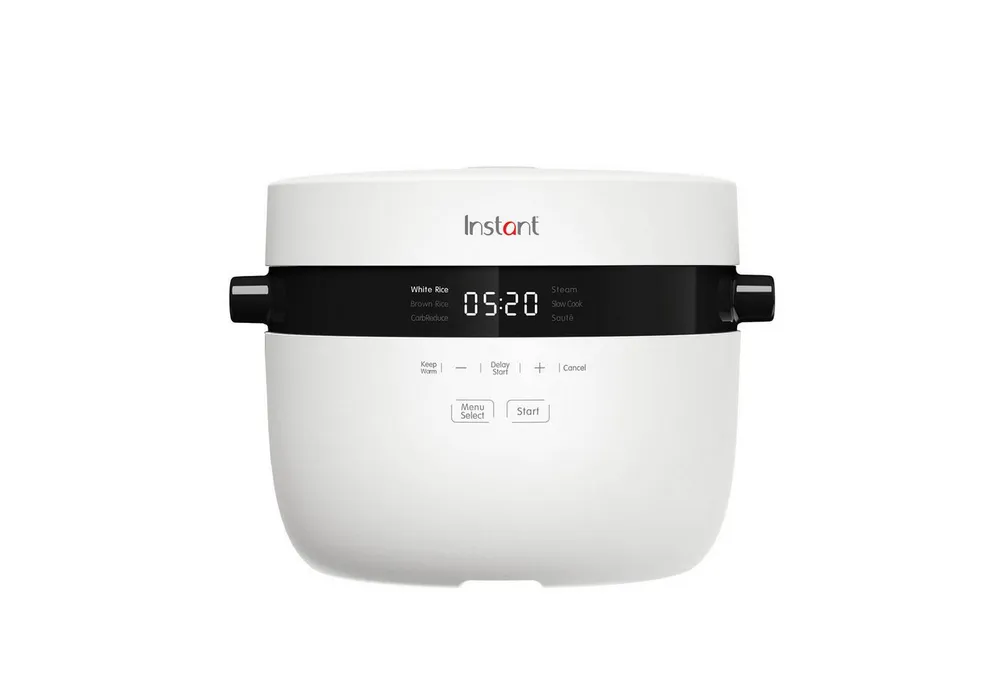 Instant Pot Reiskocher 6-in-1 Dampfgarer 2,8L Schongaren Sautieren, 600 W, One-Pot-Mahlzeiten, bis zu 12 Portionen, Zeit & Temperatureinstellung