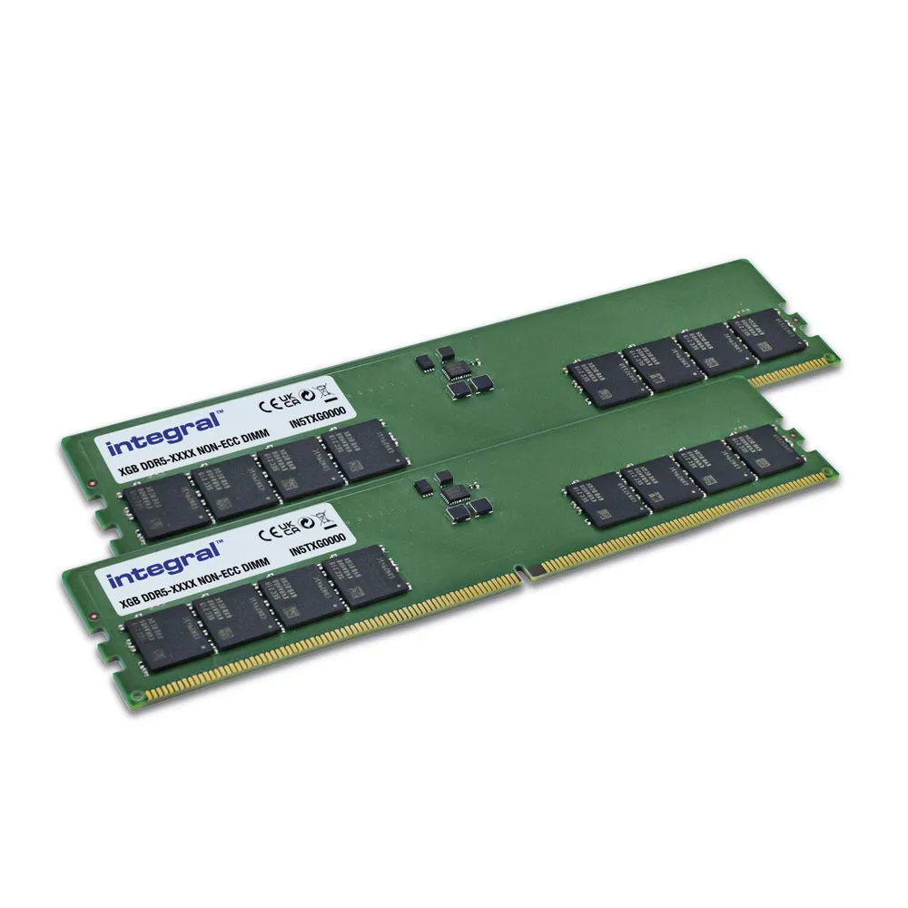 Arbeitsspeicher RAM Integral IN5T16GNHRBXK2 32GB 2x16GB DDR5 4800MHz CL40 Unbuffered