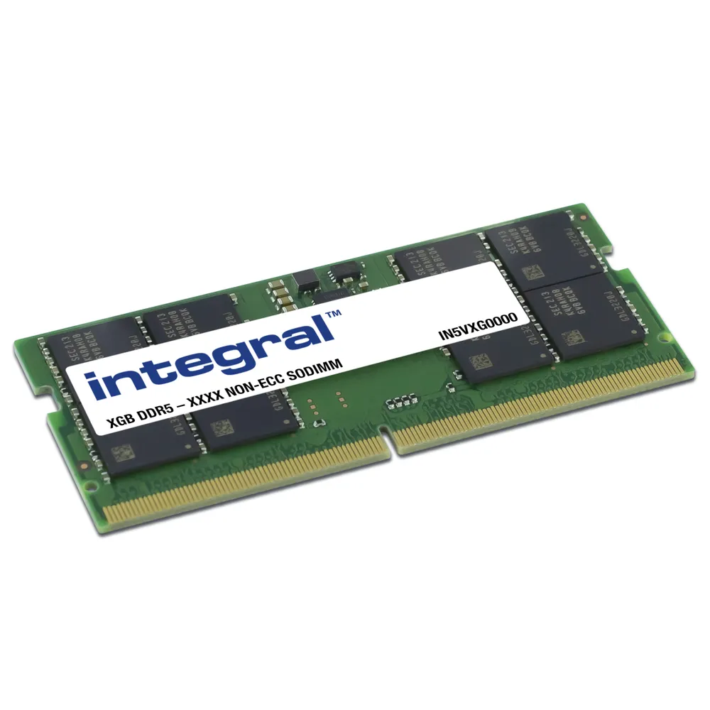 Arbeitsspeicher RAM Integral IN5V8GNJWDX 8GB 1x8GB DDR5 5600MHz CL46 SO-DIMM 262 Pin