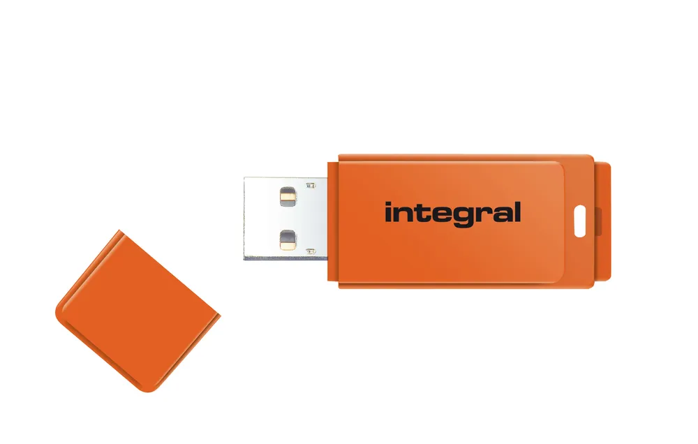 USB-Stick Integral INFD8GBNEONOR 8GB USB 2.0 mit Kappe