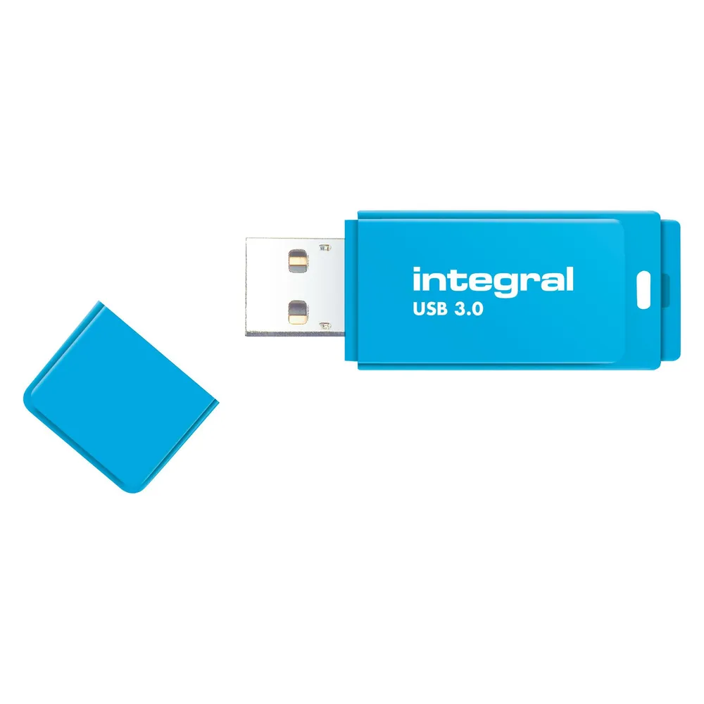 Integral USB3.0 DRIVE NEON UP TO R-100 W-30 MBS USB-Stick USB Typ-A 3.2 Gen 1 (3.1 Gen 1) (64 GB, USB-A)