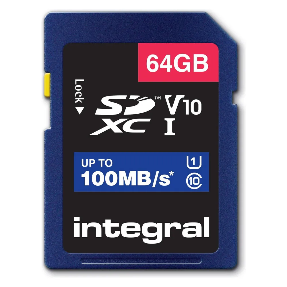 Integral SDXC Speicherkarte V10 64 GB