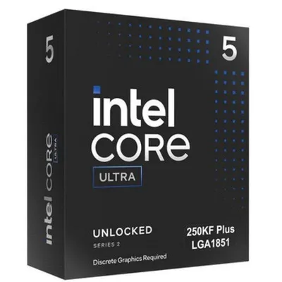 Prozessor Intel Core Ultra 5 250KF Plus 18 Kerne 3,5 GHz 5,3 GHz PCIe 5.0 DDR5