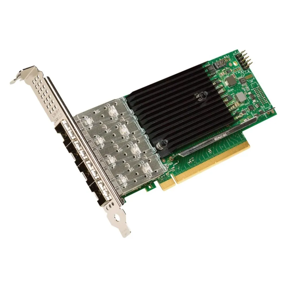 Intel Netzwerkadapter E810-XXVDA4 PCIe4.0 x16,10/25Gigabit SFP28 x4 (E810XXVDA4LG1P5)