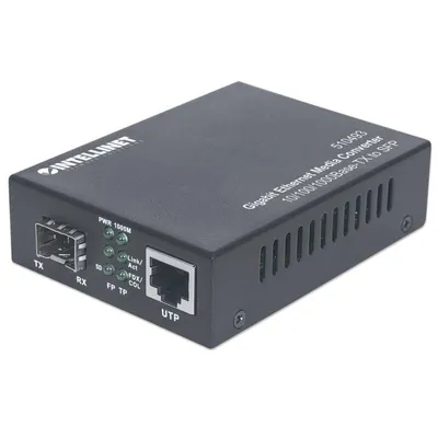 Netzwerkkarte Intellinet 510493 SFP RJ-45 1000 Mbit/s Metallgehäuse