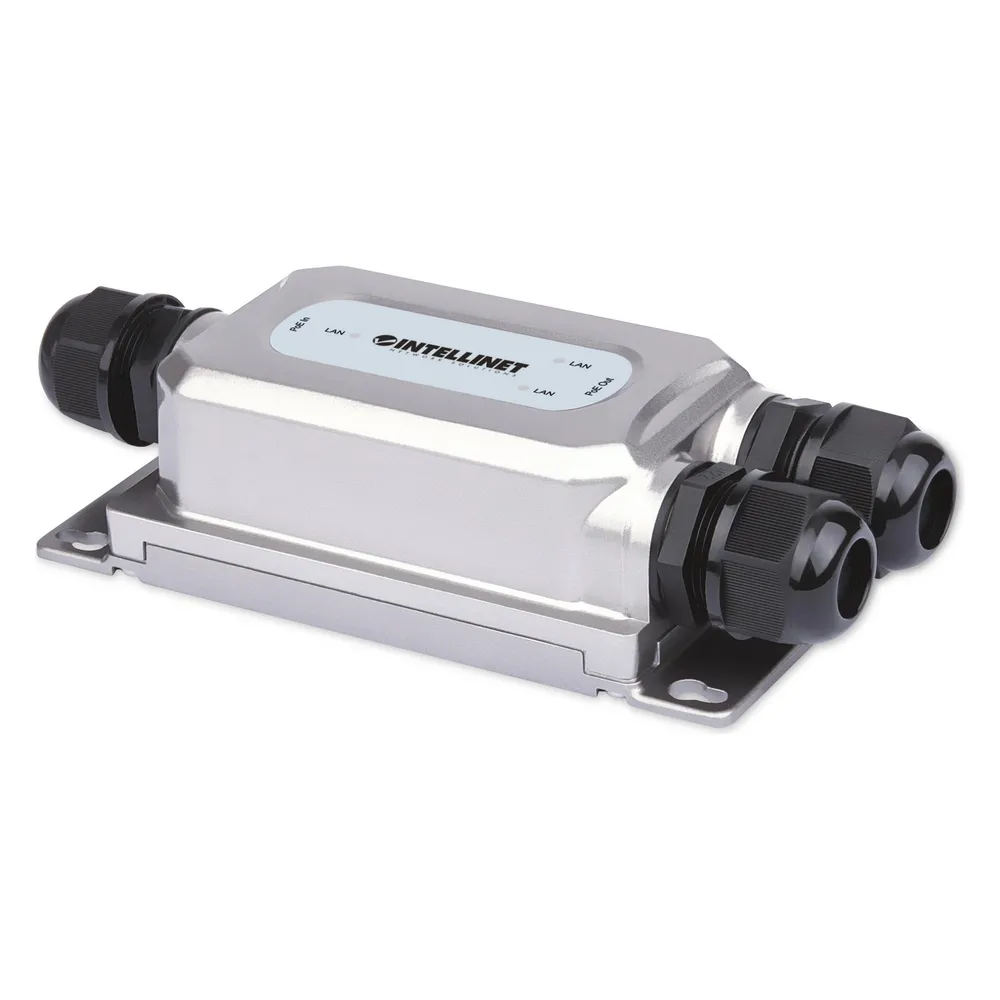 Intellinet 2-Port Outdoor Ultra PoE Extender Vandalismusschu