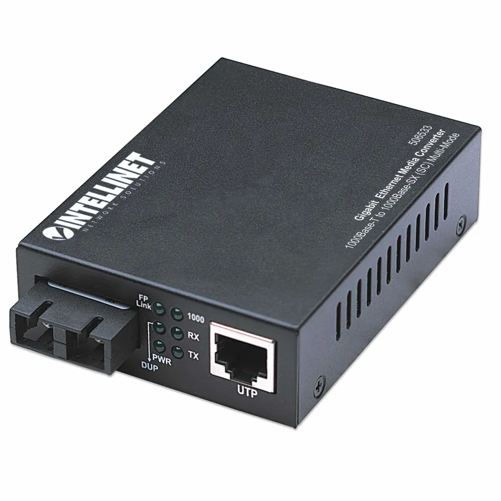 Konverter Intellinet Gigabit Ethernet 1000 Mbit/s SC Multimode