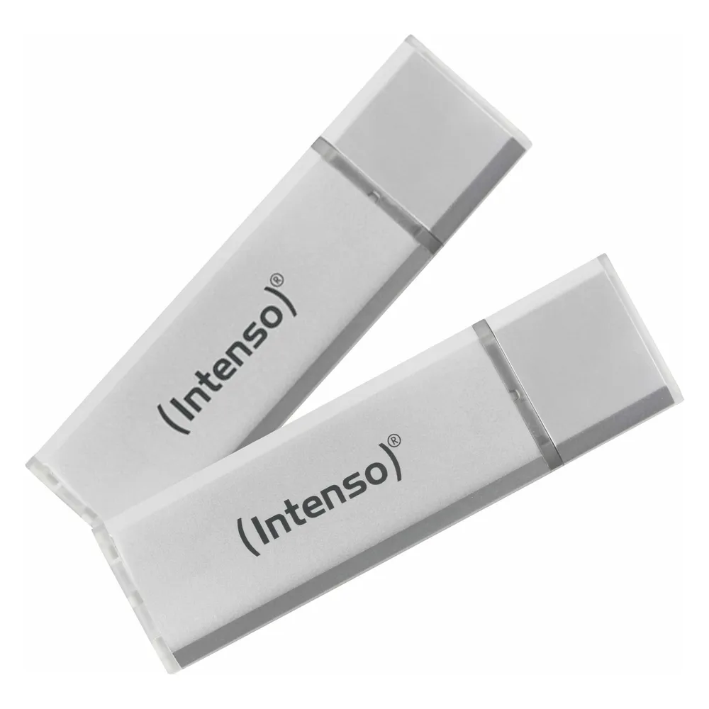 128 GB (2x 64 GB), Ultra Line, Doppelpack, Silber (3531494) USB-Stick