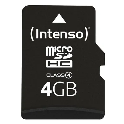 Speicherkarte Intenso 3403450 MicroSDHC 4 GB Klasse 4 robust