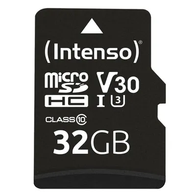 MicroSD-Karte Intenso 3433480 32 GB Klasse 10 UHS-I V30 100 MB/s