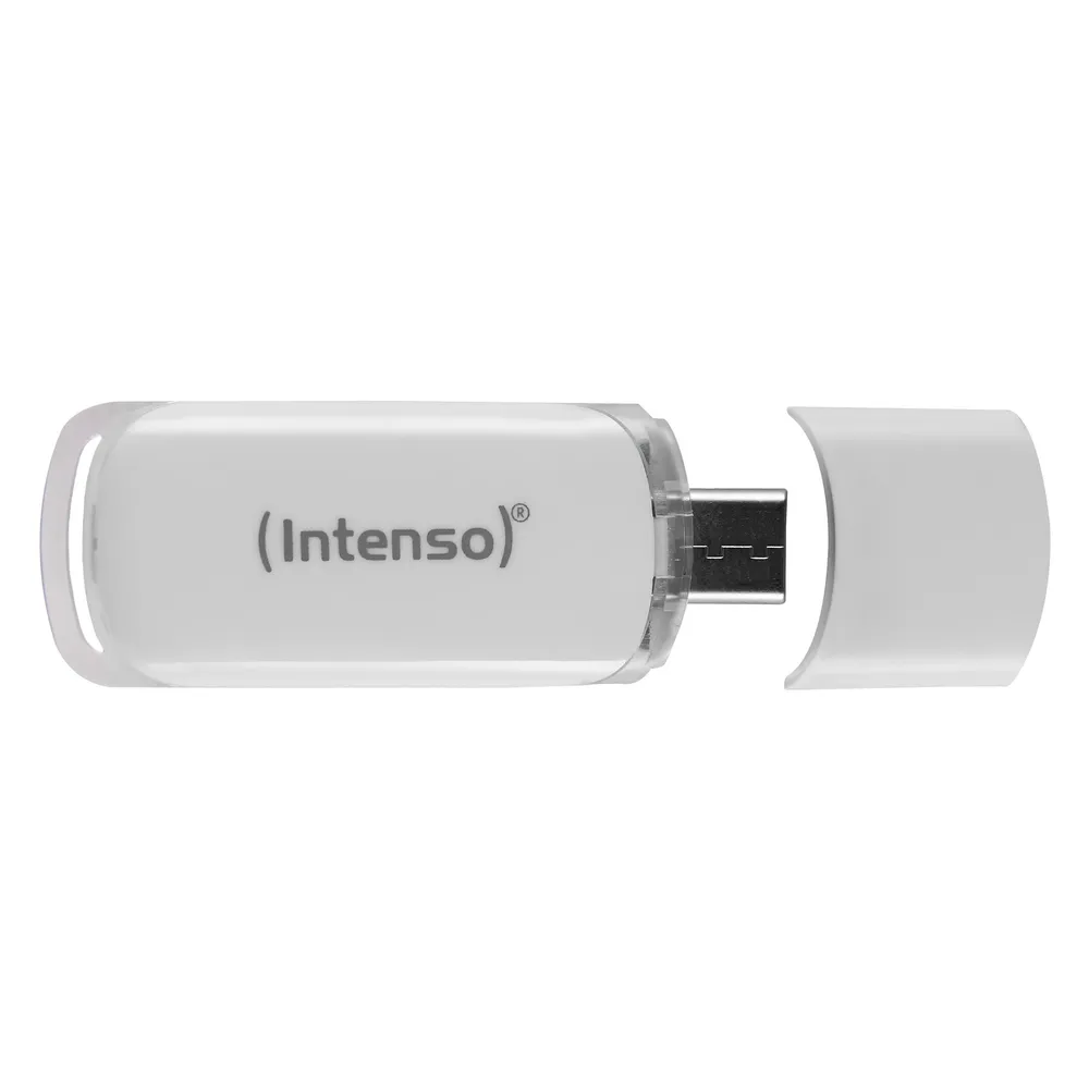 Intenso Flash Line USB-Stick 128 GB USB Typ-C 3.2 Gen 1 (3.1 Gen 1) Weiß
