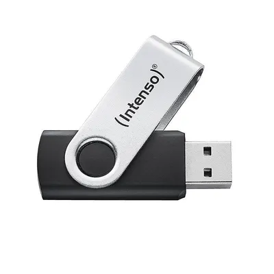 USB-Stick Intenso Office Line 256 GB USB-A 3.2 Schwarz Silber Drehbar
