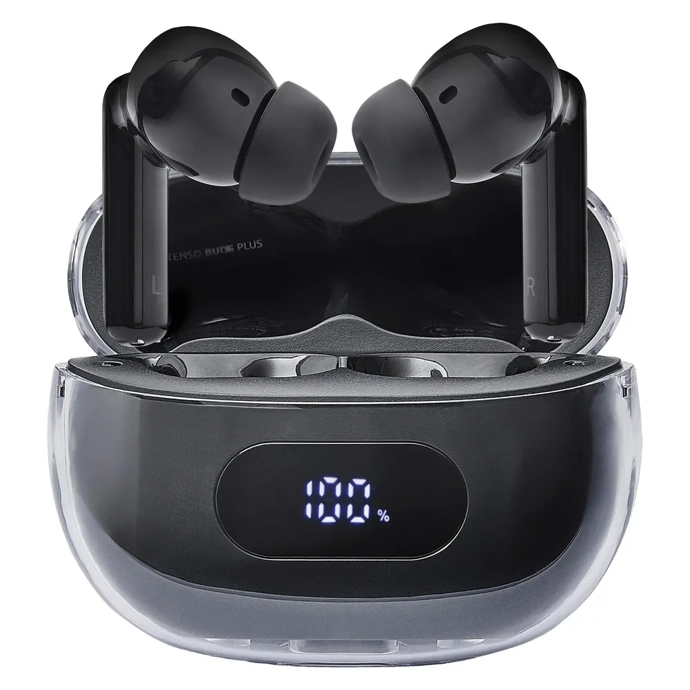 True Wireless Intenso Buds Earphone Plus T310AE Bluetooth 5.4 ANC 15 m Reichweite Ohrhörer Schwarz