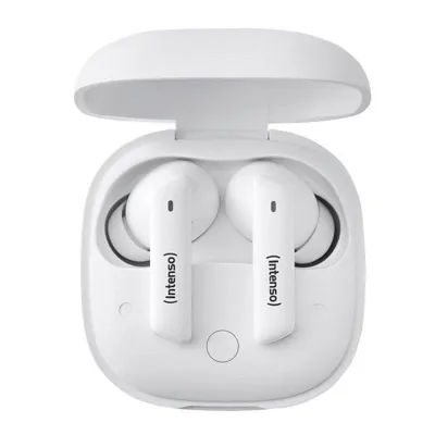 Kopfhörer Intenso T502HAE True Wireless Bluetooth 5.3 ANC Weiß 35h IPX4 USB-C