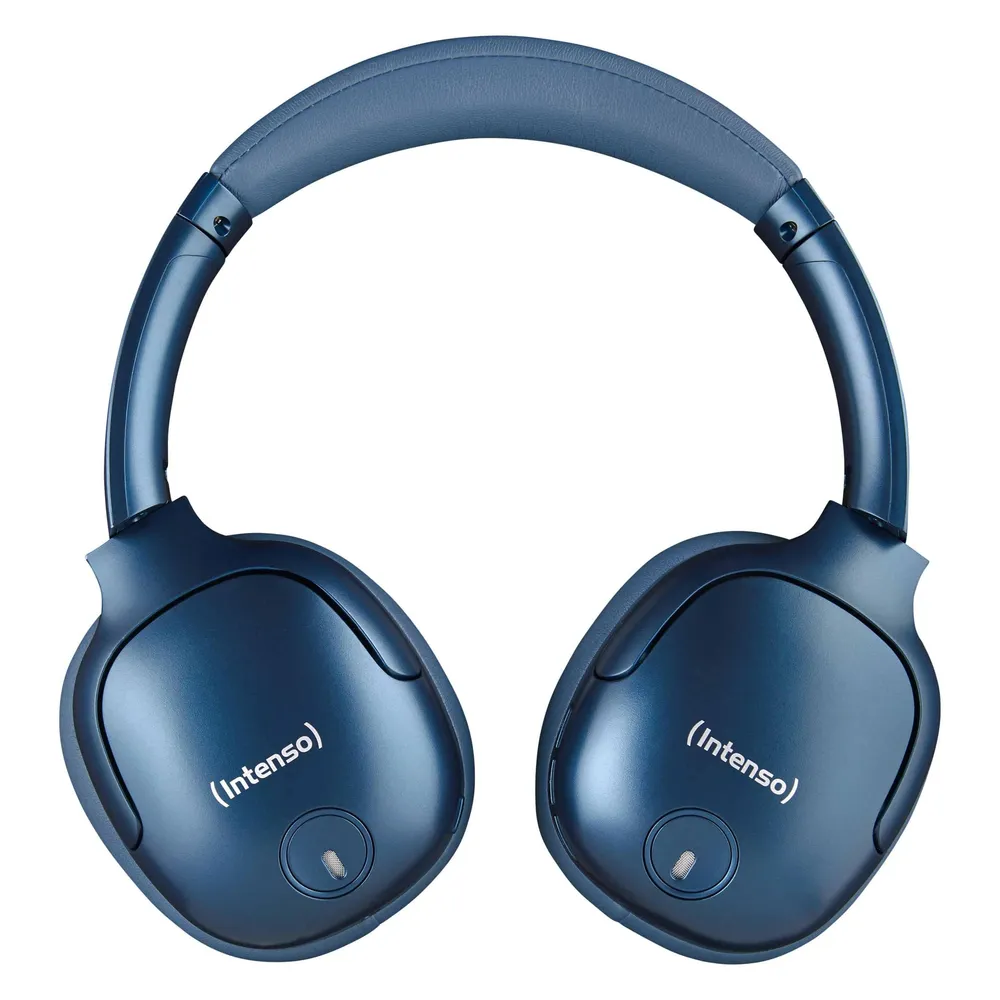 Kopfhörer Intenso O400HA Bluetooth 5.3 ANC Circumaural Faltbar Blau 15m