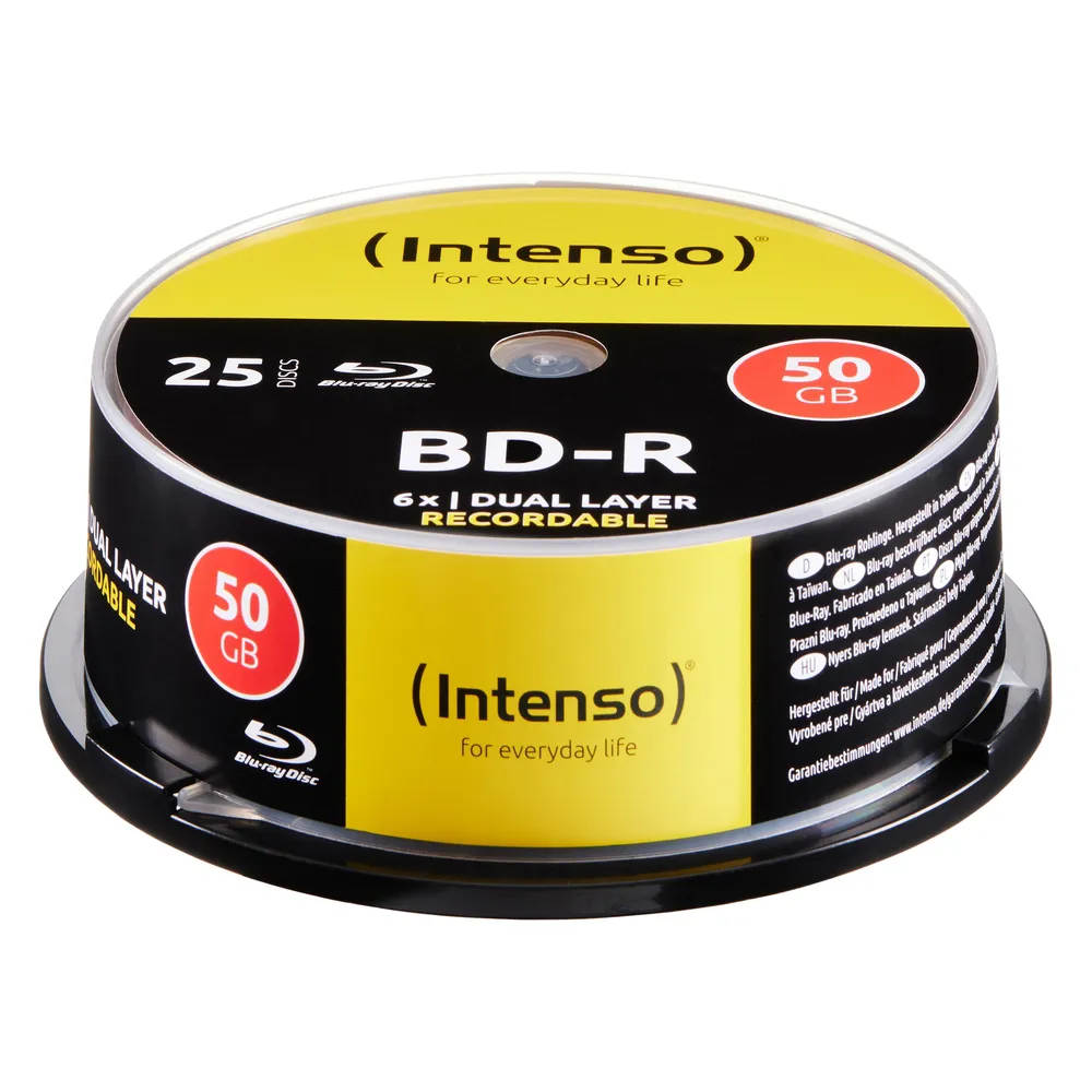 Intenso 25 x BD-R | 5001124 | 50 GB 6x - Spindel