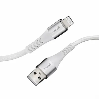 Kabel USB Intenso 7902102 1,5 m USB A zu USB C/Micro USB-A/Lightning Weiß