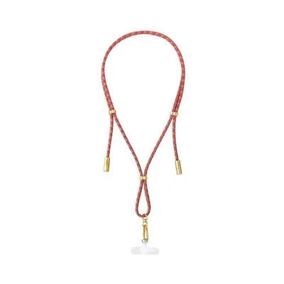 Cell Phone Charging Lanyard, Handykette mit USB-C Lade- und Datenkabel, Neon Mix