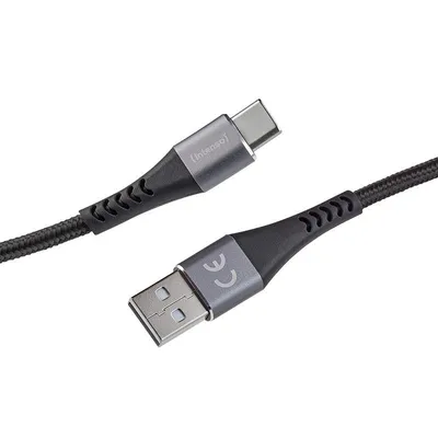 A315C USB-C auf USB-A Lade-/Datenkabel, 1,5m, 60 Watt, Schwarz