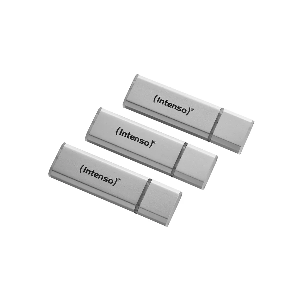Alu Line 32 GB Silber Triplepack USB 2.0 USB-Stick
