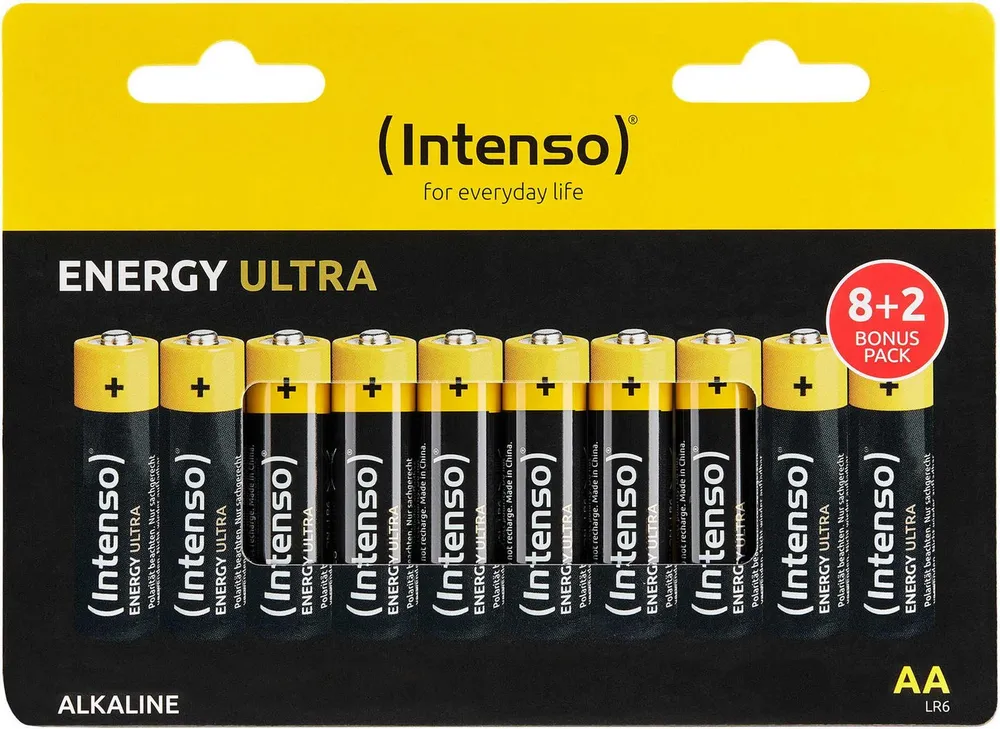 Intenso 10 Energy Ultra AA / Mignon Alkaline Batterien im 10er Karton Batterie