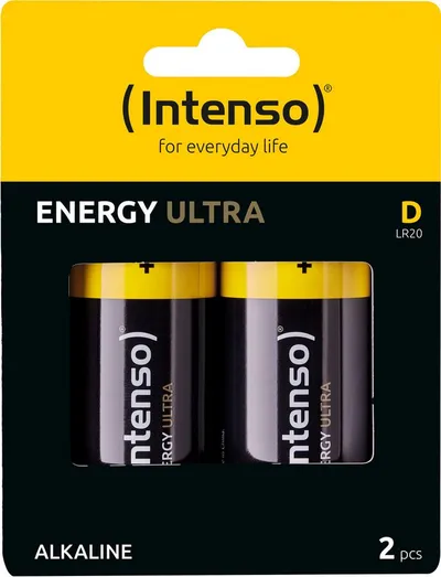 Intenso 2 Intenso Energy Ultra D / Mono Alkaline Batterien im 2er Blister Batterie
