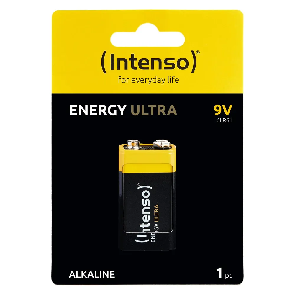 INTENSO Batterie Energy Ultra, 9V 6LR61, E-Block