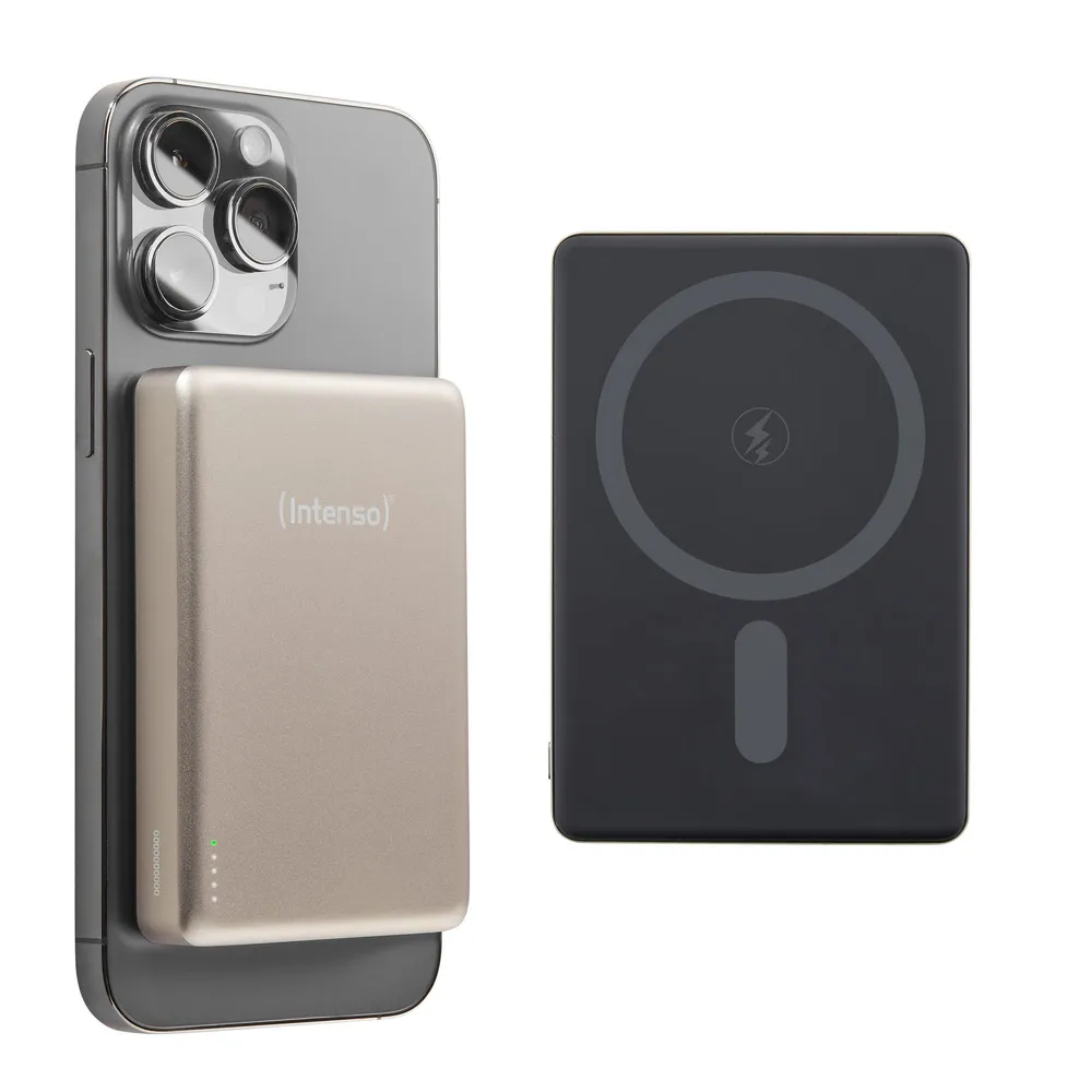 Intenso Magnetic Wireless Powerbank MW10000, 10000 mAh, Champagner