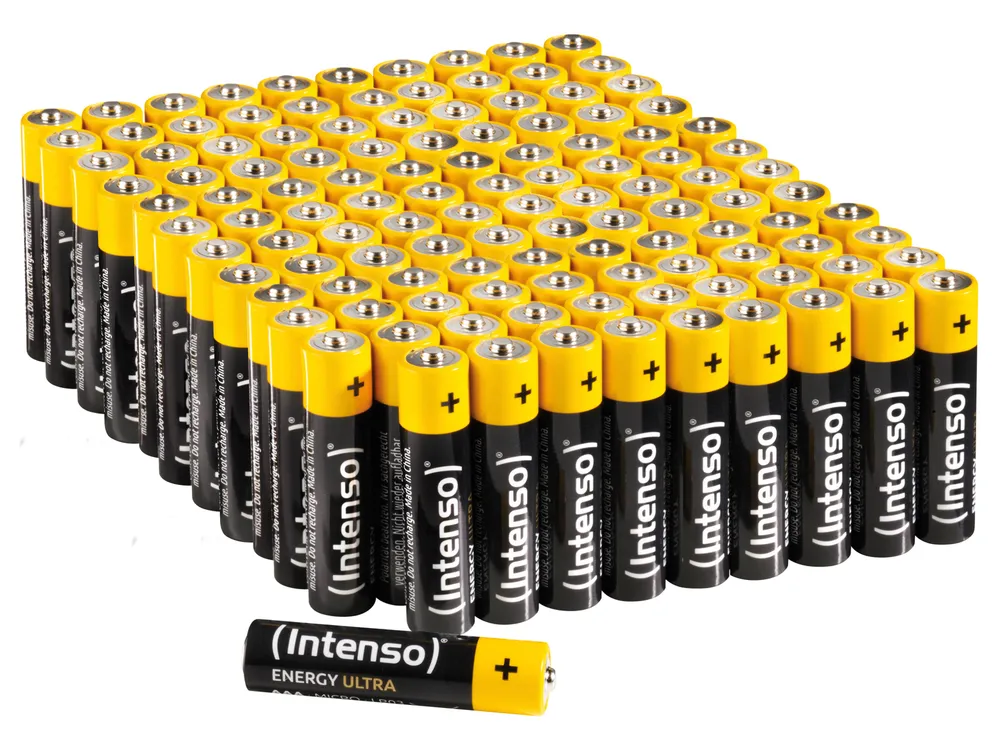 INTENSO Micro-Batterie-Set Energy Ultra, AAA LR03, Alkaline, 120 Stück