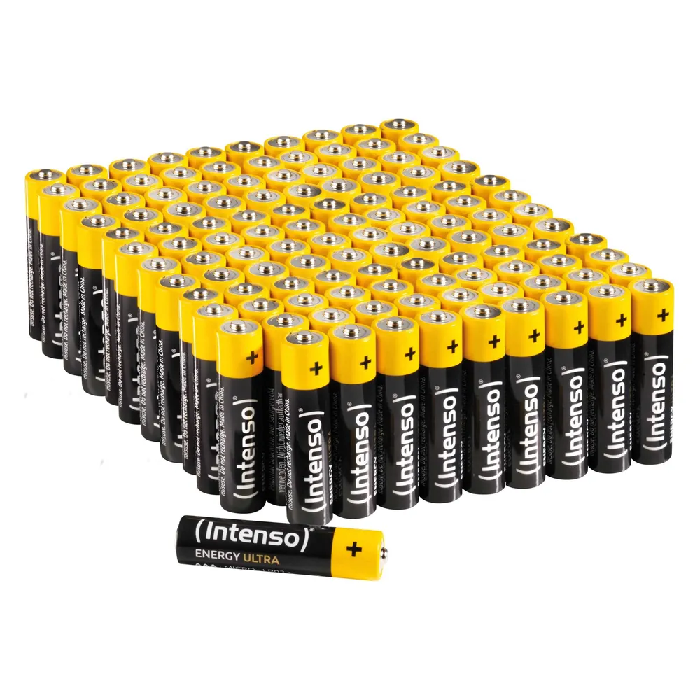 INTENSO Micro-Batterie-Set Energy Ultra, AAA LR03, Alkaline, 120 Stück