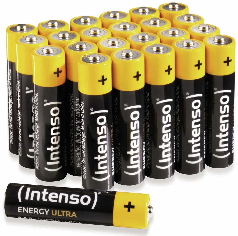 INTENSO Micro-Batterie-Set Energy Ultra, AAA LR03, Alkaline, 24 Stück