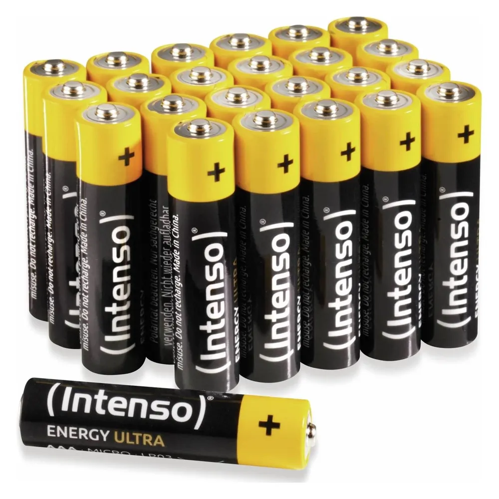INTENSO Micro-Batterie-Set Energy Ultra, AAA LR03, Alkaline, 24 Stück