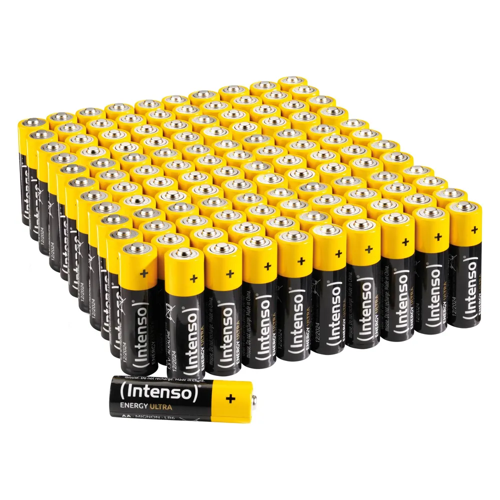 INTENSO Mignon-Batterie-Set Energy Ultra, AA LR06, Alkaline, 120 Stück