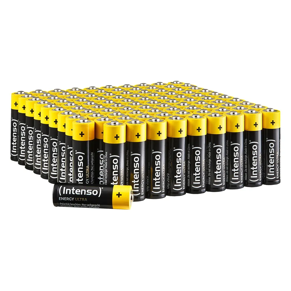 INTENSO Mignon-Batterie-Set Energy Ultra, AA LR06, Alkaline, 100 Stück