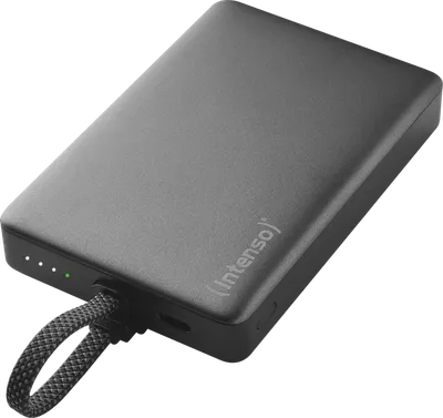 MC10000, Schwarz, mit integriertem USB-C Kabel und magnetischer Rückseite, 20 Watt