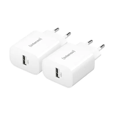 Power Adapter W5A Doppelpack, 5W, USB-A, Weiß