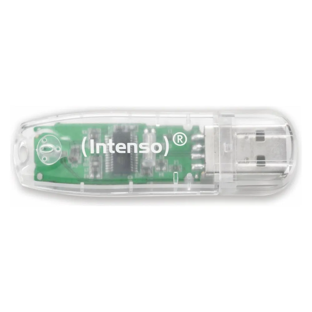 Rainbow Line 32 GB Transparent USB 2.0 USB-Stick