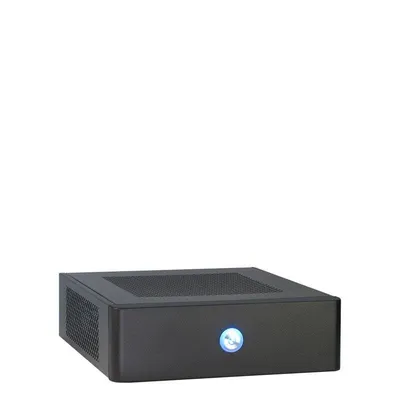 Inter-Tech ITX-601 Mini-ITX HTPC Gehäuse Schwarz 60W Externes Netzteil