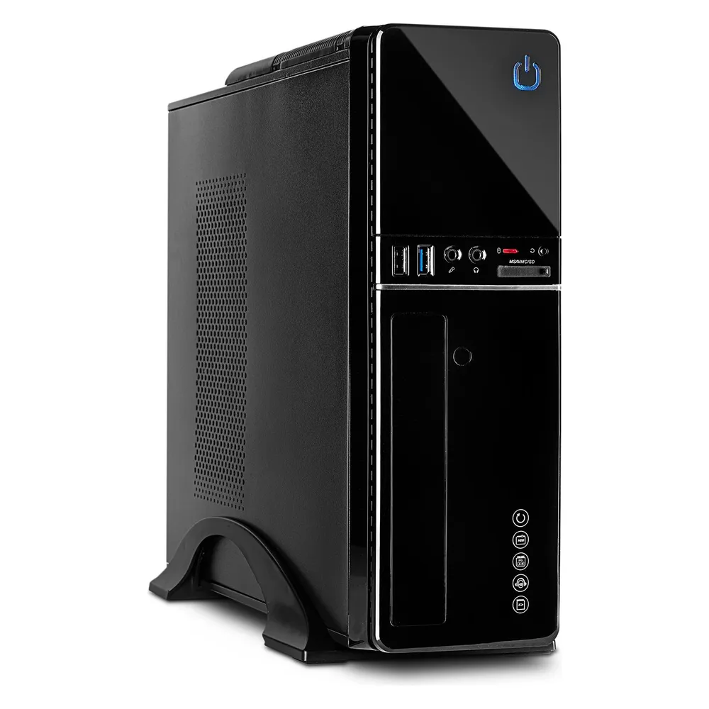 PC-Gehäuse Inter-Tech IT-607 Schwarz micro ATX Mini-ITX